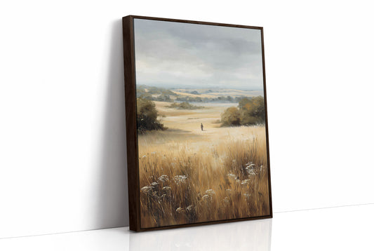 Solitude Calls Across Golden Fields