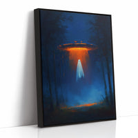 Cosmic Visitor Meets Midnight Forest