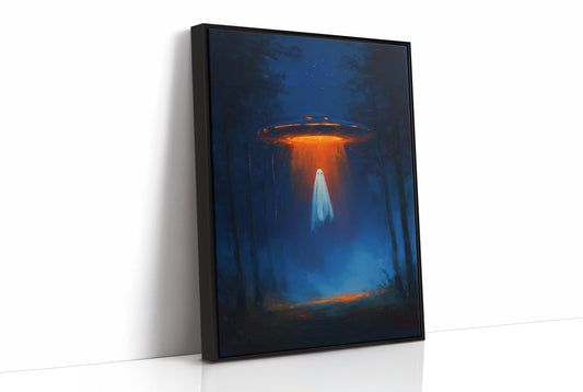 Cosmic Visitor Meets Midnight Forest