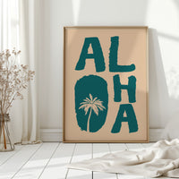 Island Letters Spell Summer Peace