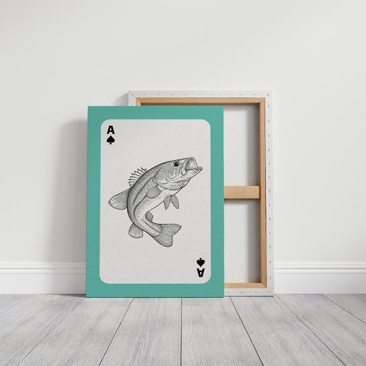 Ace of Bass — Playing Card Wildlife Print