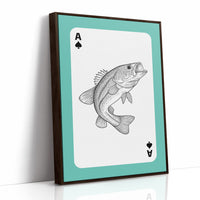 Ace of Bass — Playing Card Wildlife Print