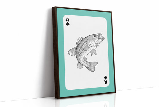 Ace of Bass — Playing Card Wildlife Print