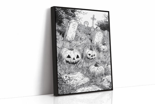 Midnight Grins Among Stone Memories