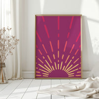 Magenta Skies Break Into Gold