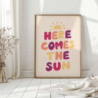 Sunrise Letters Sing Their Joy