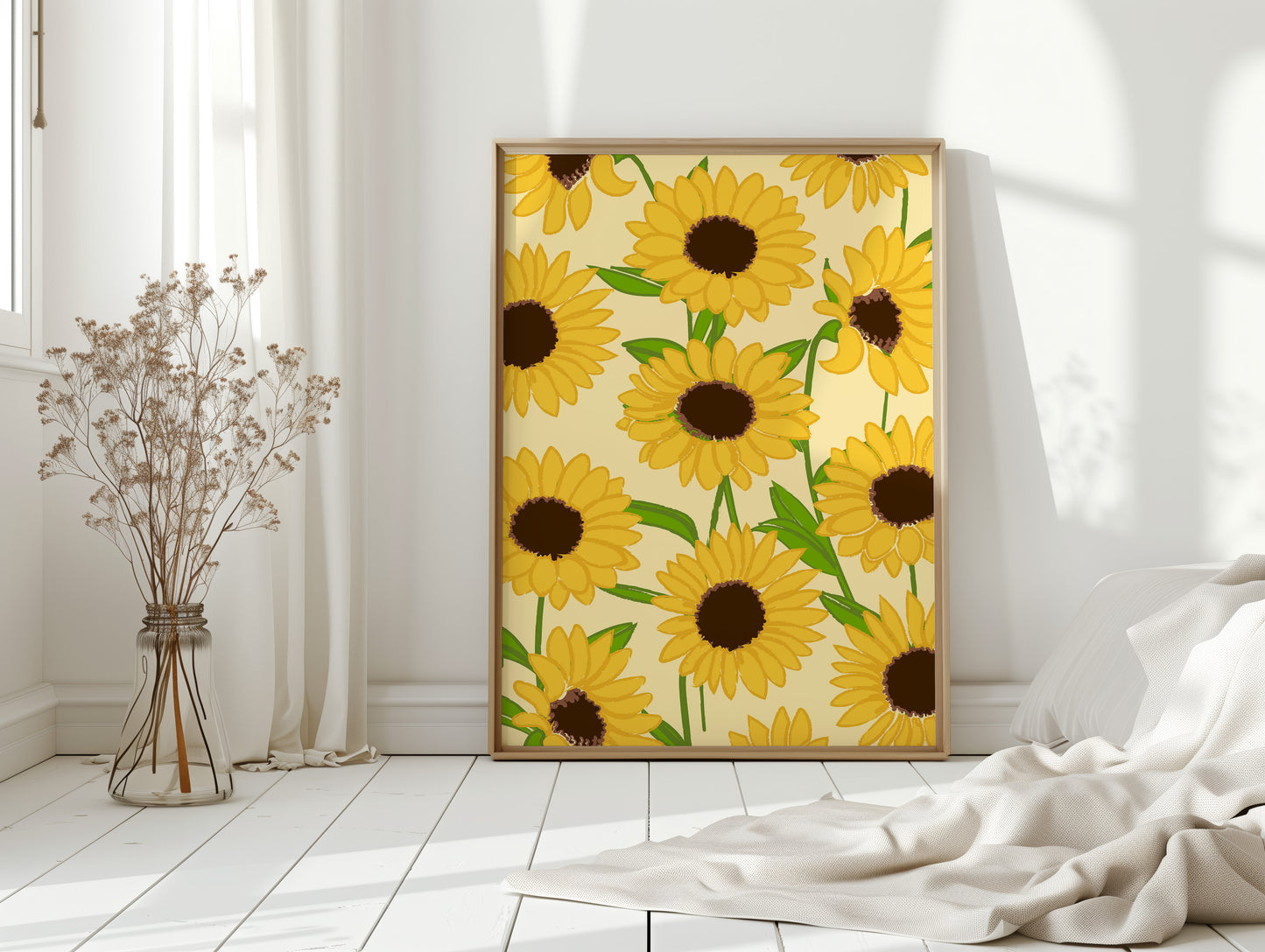 Yellow Petals Chase Summer Light