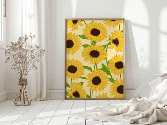 Yellow Petals Chase Summer Light