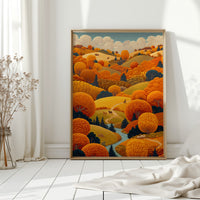 Rolling Hills Paint October's Symphony