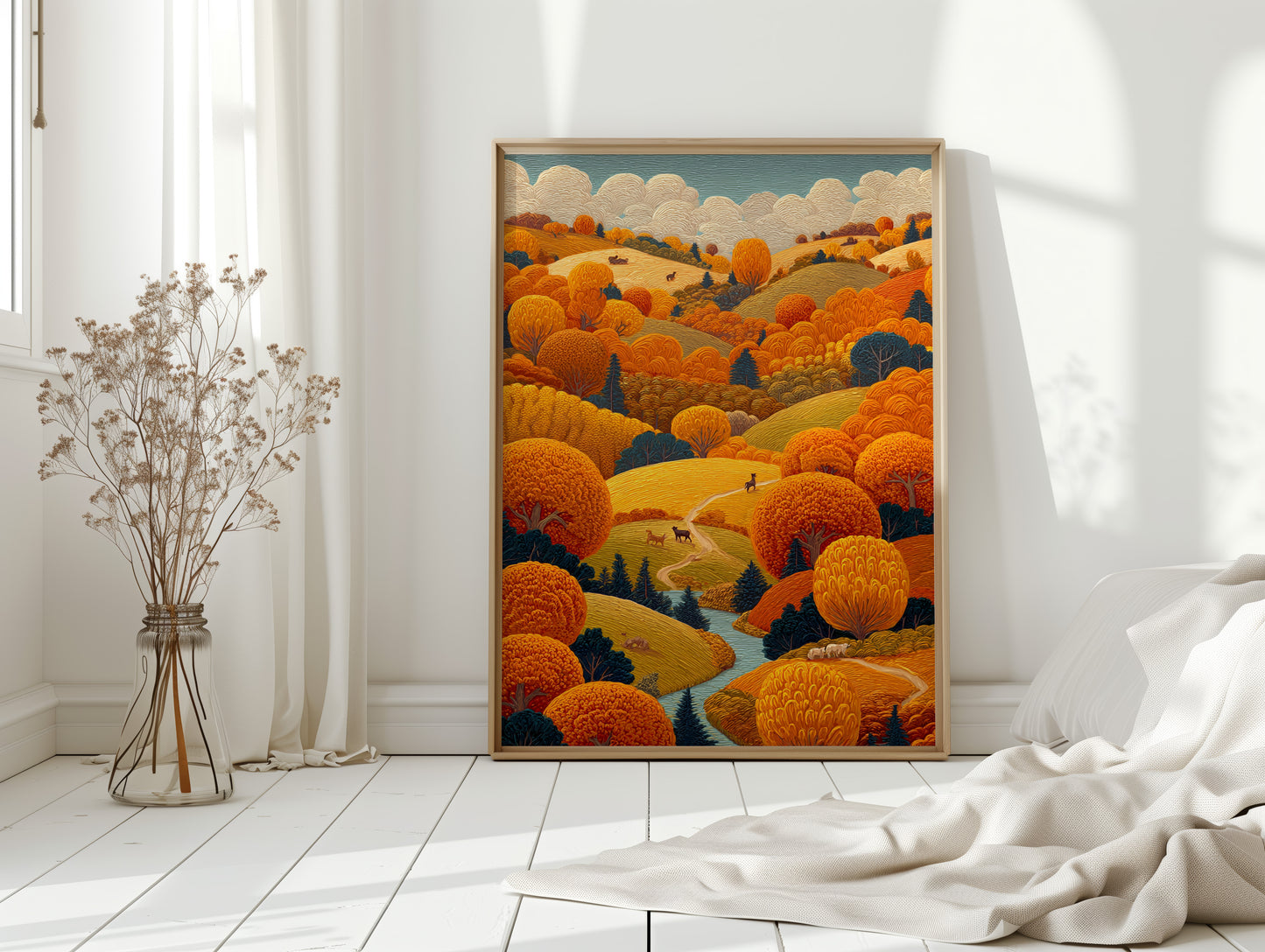 Rolling Hills Paint October's Symphony