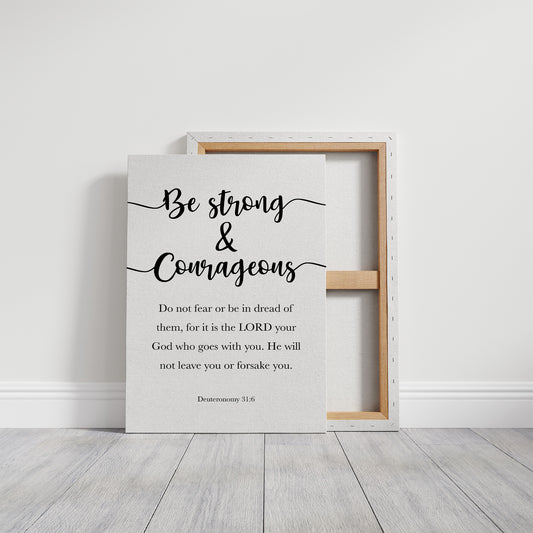 Faith's Embrace in Elegant Typography