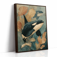 Two Orcas, One Current