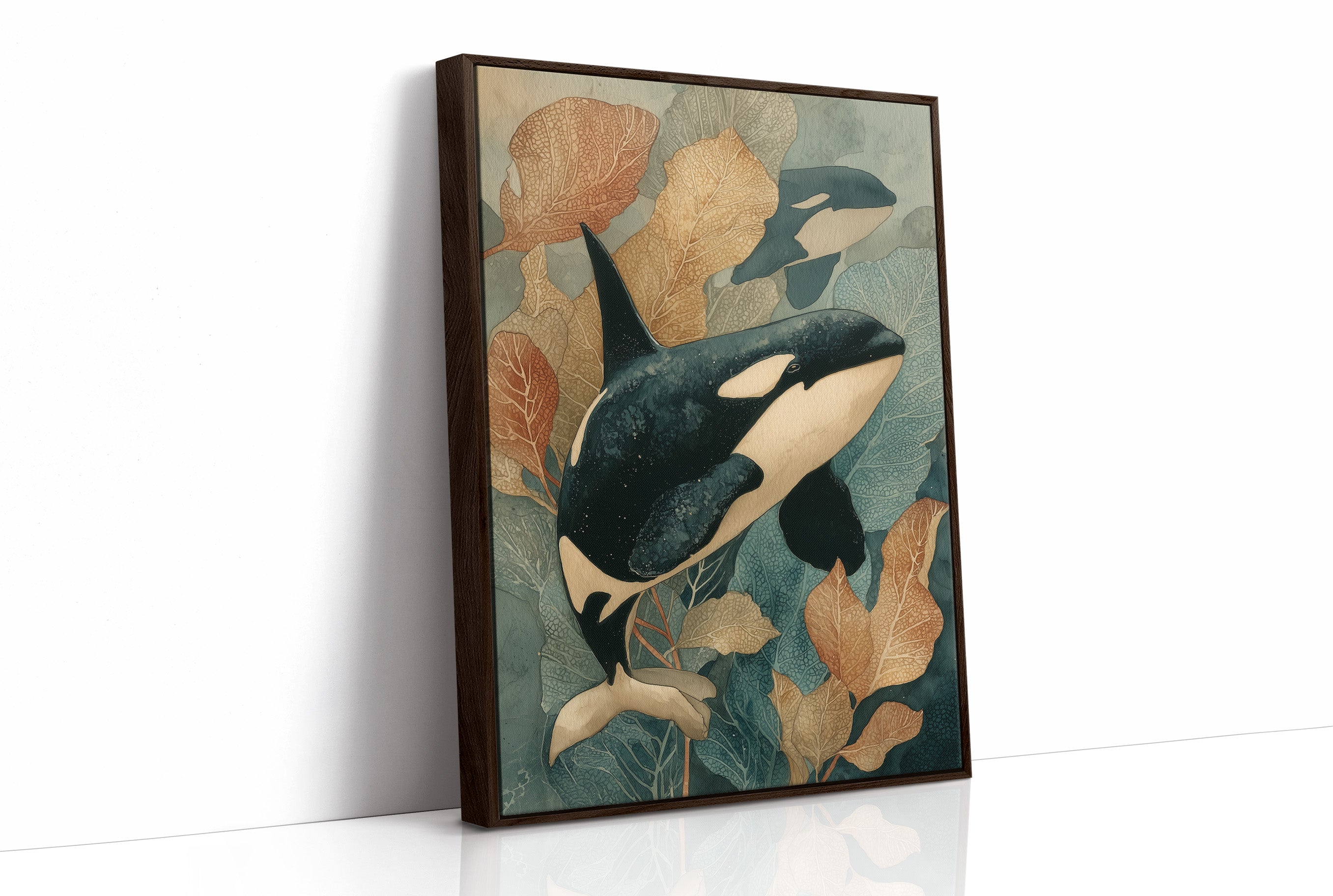 Two Orcas, One Current