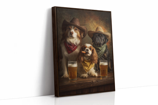 Three Dogs at Sundown Saloon