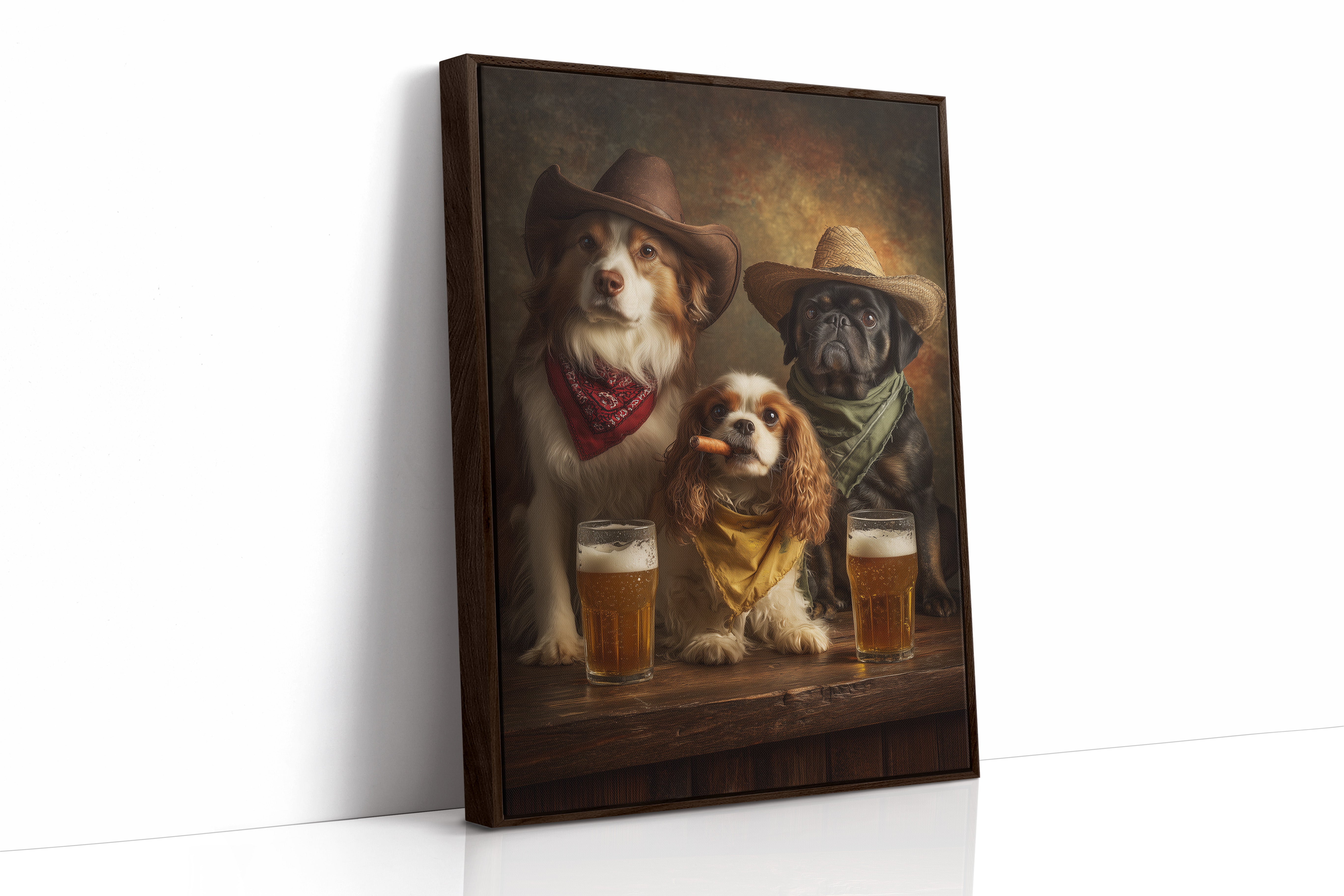 Three Dogs at Sundown Saloon