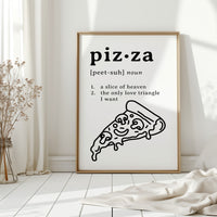 Dictionary Dreams Define Perfect Pizza