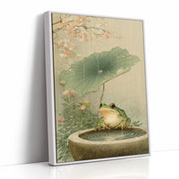 Lotus Rain Brings Frog's Delight