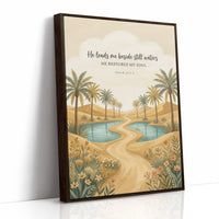 He Leads Me Beside Still Waters: Desert Oasis Path