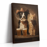 Saloon Companions at Sundown