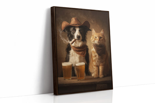 Saloon Companions at Sundown