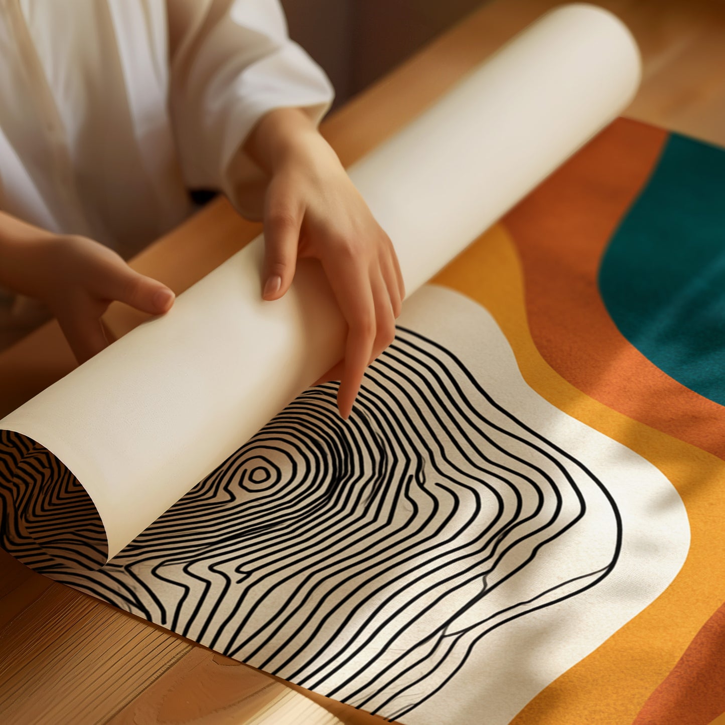Contours of Colorful Journeys