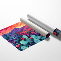 Desert Bloom, Magenta Mountains