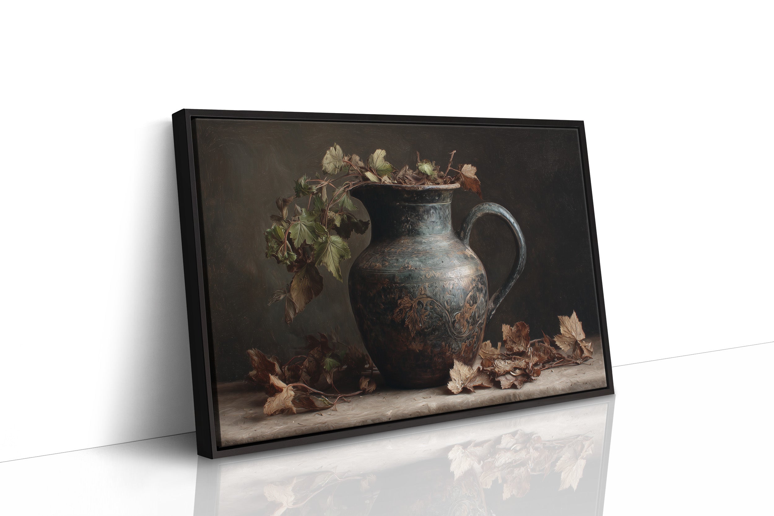 Autumn Leaves Meet Ancient Vessel