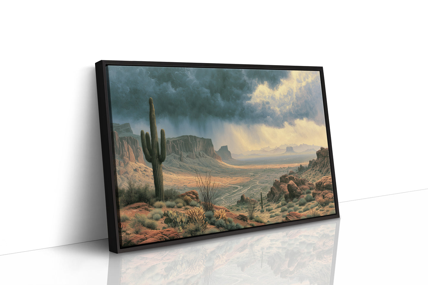 Rain Sweeping the Sonoran Basin