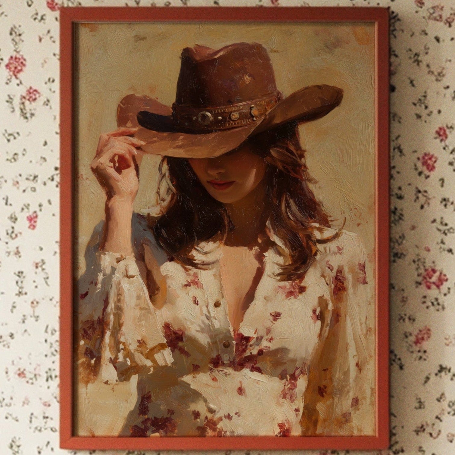 Prairie Roses Meet Leather Crown