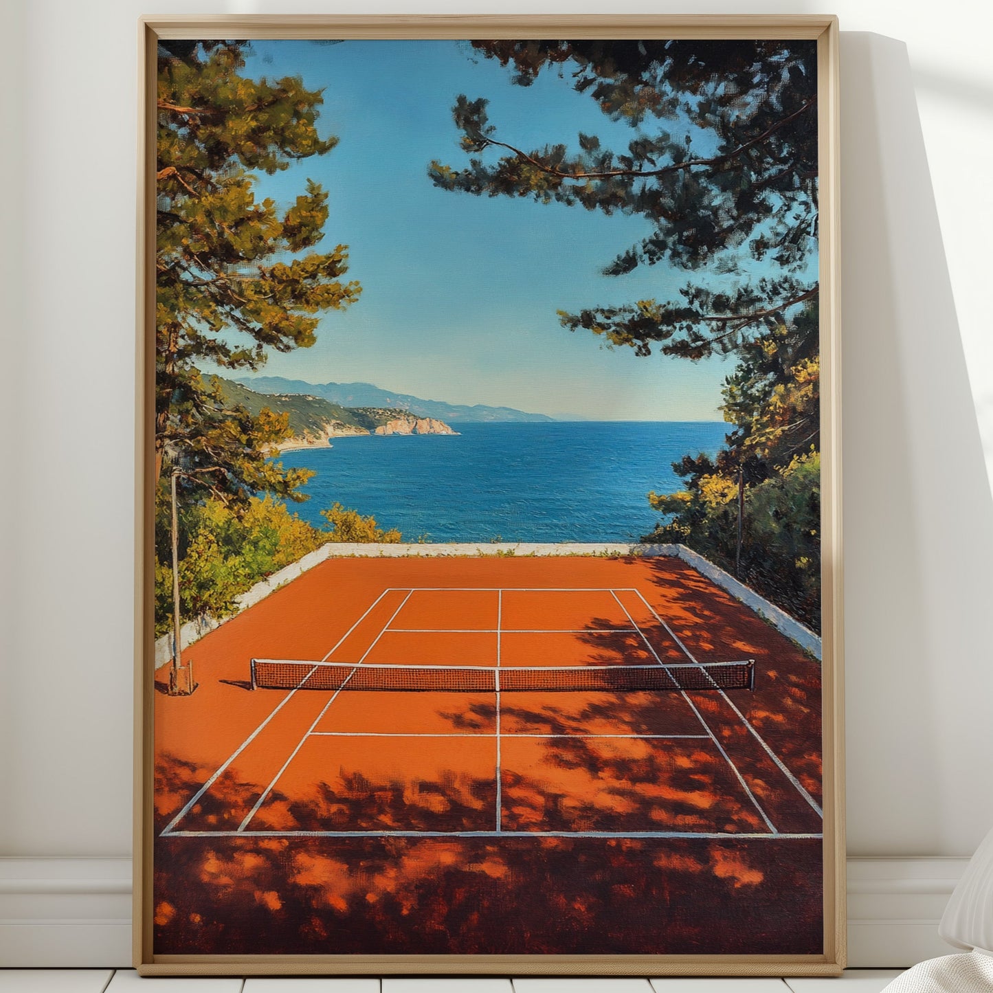 Mediterranean Match Point At Sunset