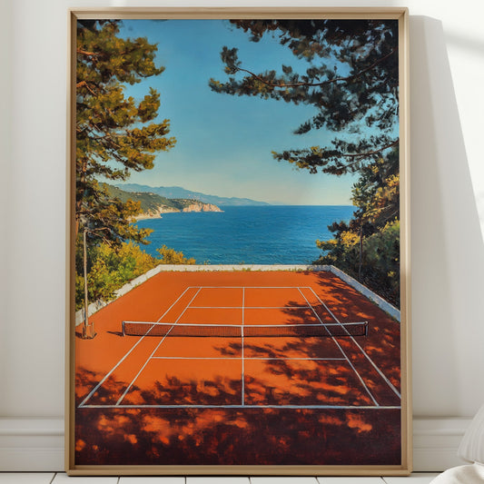 Mediterranean Match Point At Sunset