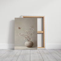 Butterfly Finds Blossoms In Stillness