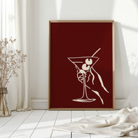 Martinis Dance On Burgundy Nights
