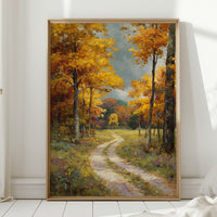 Maple Trees Guide The Winding Path