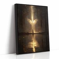 Divine Light Breaks Through Forest