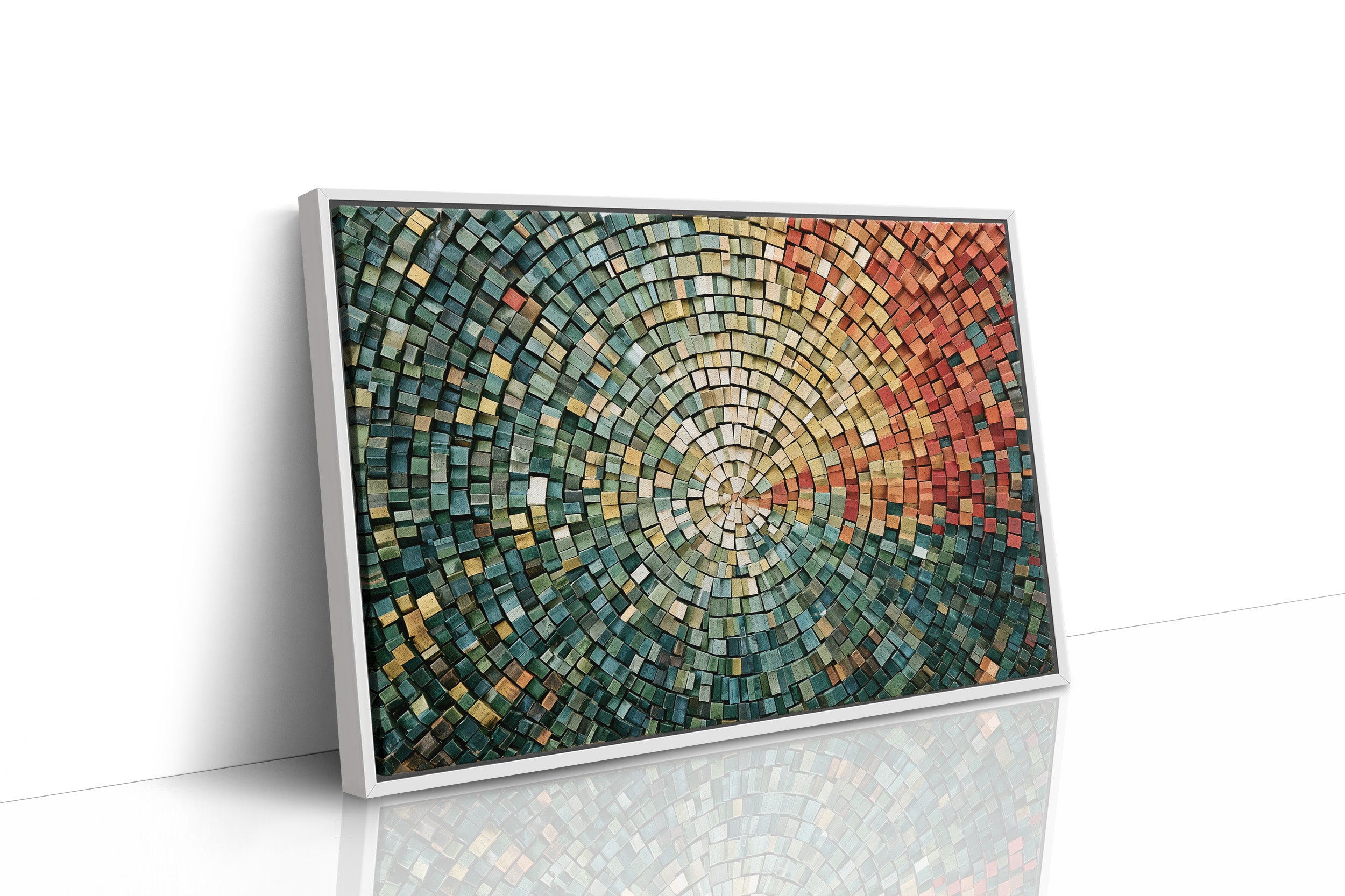 Radiating Terracotta and Sage