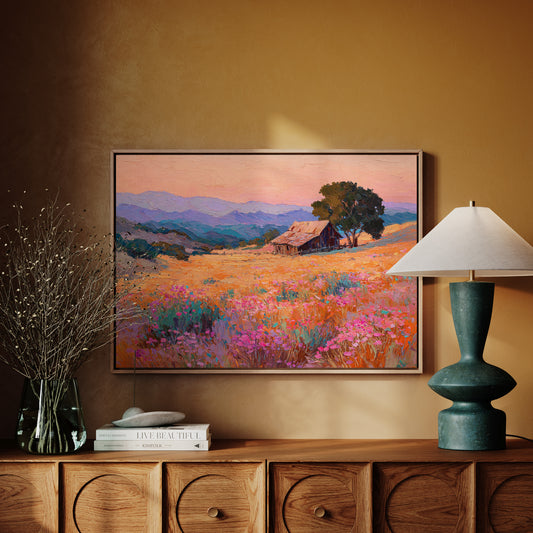 Sunset Over Fields of Gold