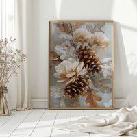 Pine Cones Dance In Winter Light