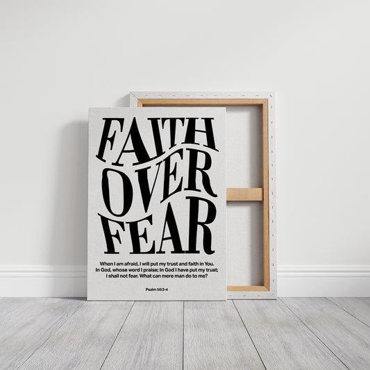 Typography Transcends Doubt Psalm 56:3-4