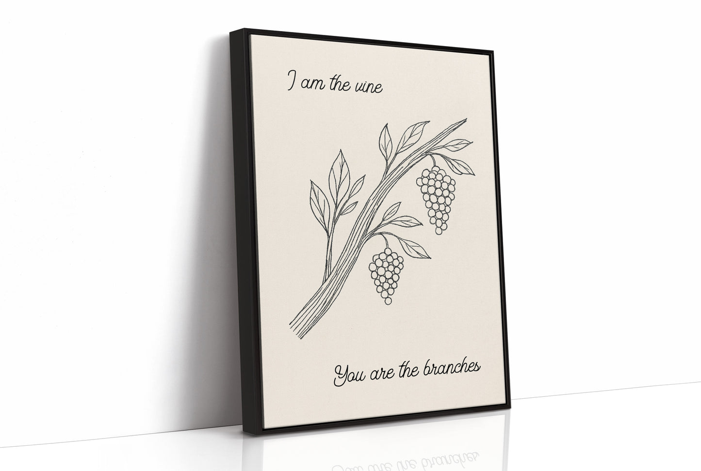 Vineyard Scripture In Simple Lines