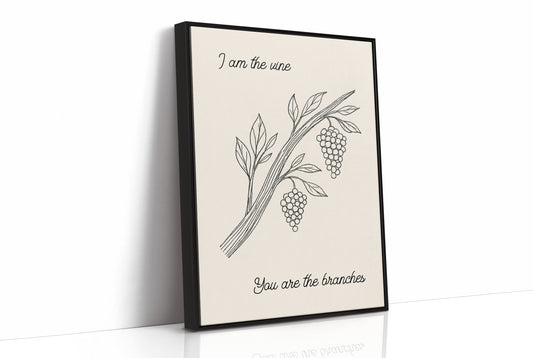 Vineyard Scripture In Simple Lines