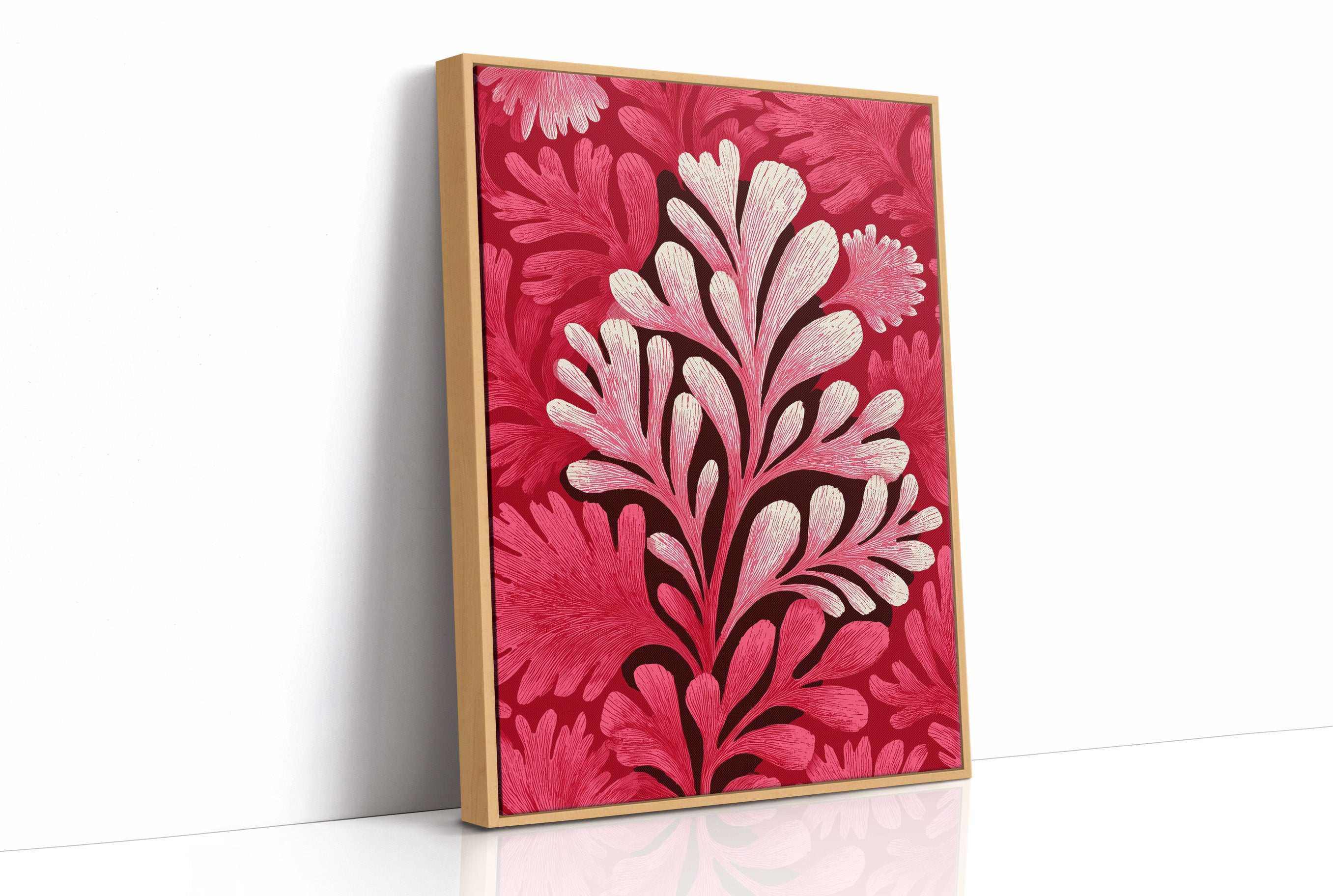 Crimson Fronds at Full Bloom