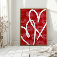 Crimson Lines Dance Their Passion