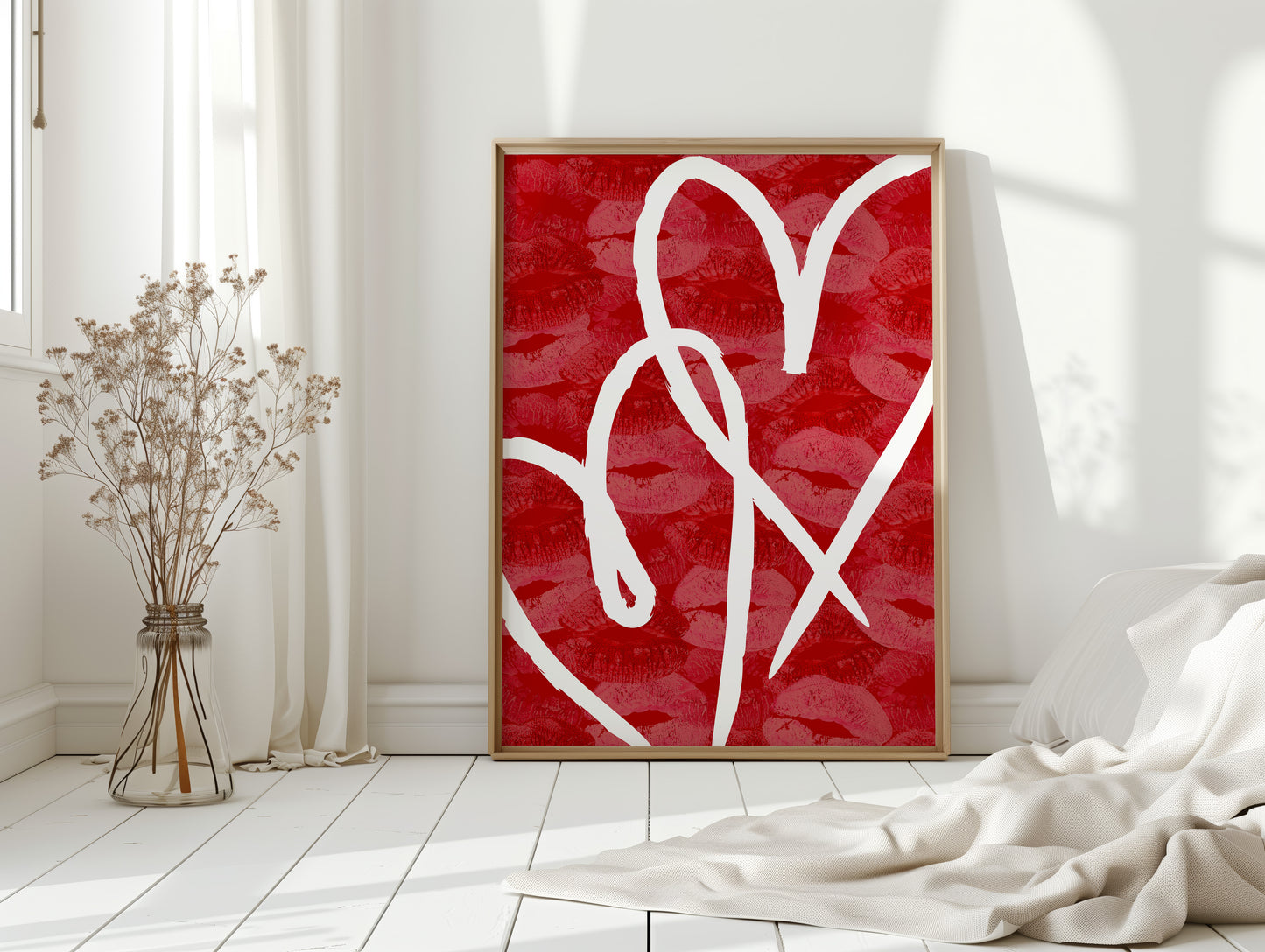 Crimson Lines Dance Their Passion
