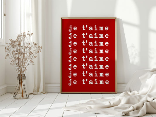 French Love Letters Paint Forever
