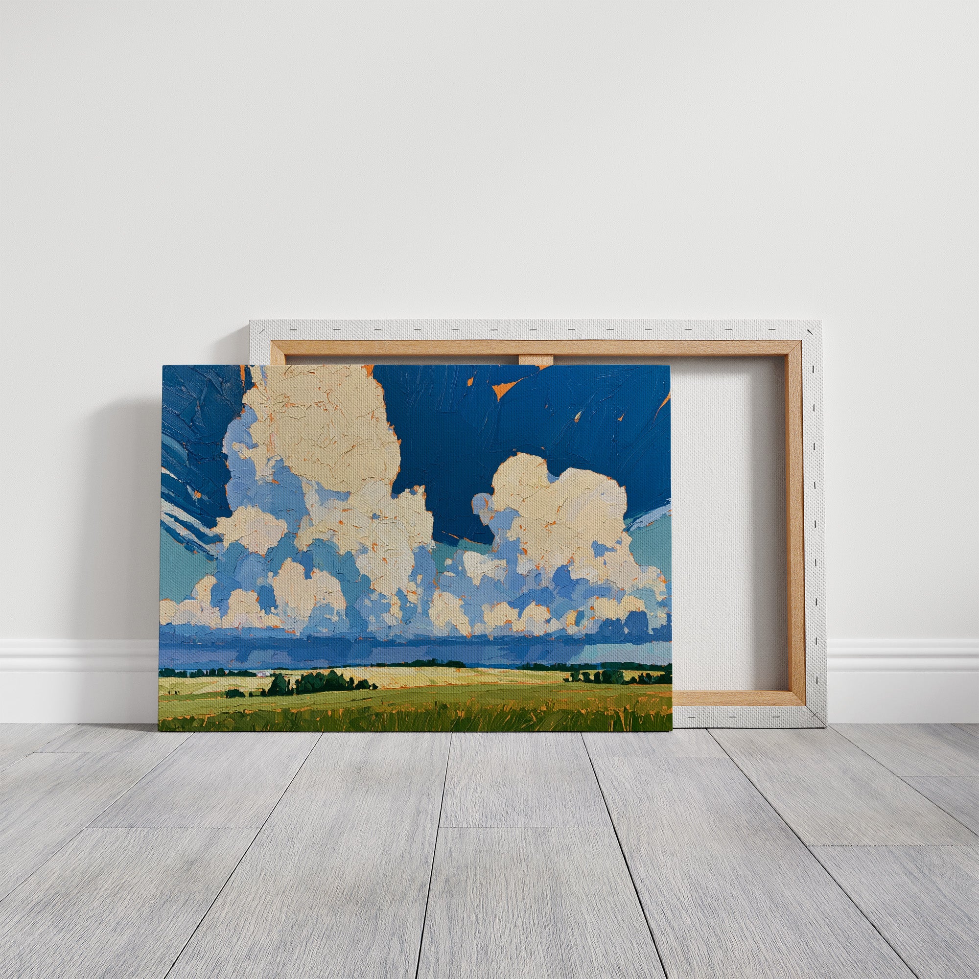 Cumulus Over The Green Fields