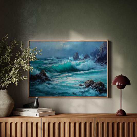 Ocean Symphony In Turquoise Light