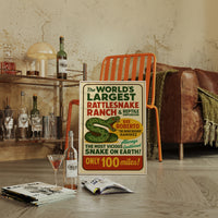 World’s Largest Rattlesnake Ranch Print