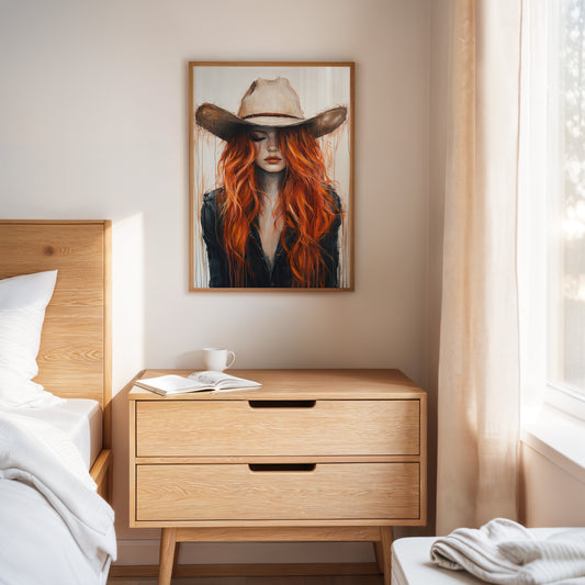 Cowgirl Ember – Rustic Elegance in Red