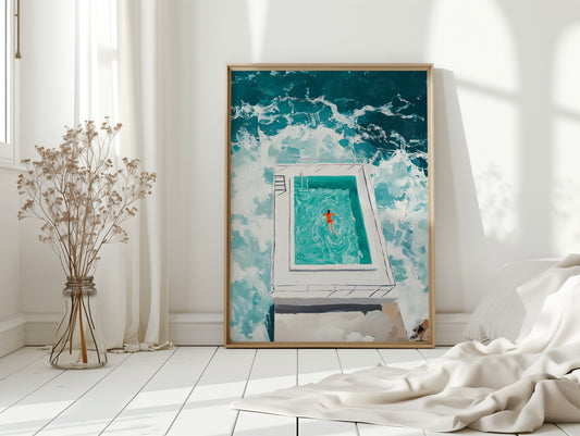 Ocean Pool Catches Summer's Float